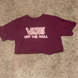 Vans Cropped T Shirt